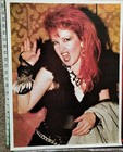Cyndi Lauper Commercial Poster Teeth Vintage 1980s