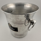 Vintage Champagne Pommery Ice Bucket Metal Wine Cooler Reims France