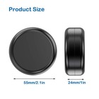 Premium Aluminum Smell Proof Container For Travel - Mini Sturdy Storage Jar  Loc