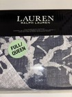 Lauren Ralph Lauren Eva Botanical 3pc Navy Full queen Duvet Cover Set