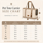 Tan Leather Puppy Tote   Luxury Pet Carrier Bag   Small Dog Travel Purse