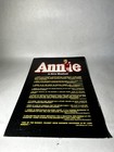 Annie Broadway Souvenir Program Andrea Mcardle  Reid Shelton  1977 