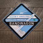 Spacex Authentic Employee Patch   Rideshare Program  Bandwagon