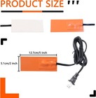 2 X 5in Car Engine Silicone Pad Heater - Self-adhesive  2pcs Oil Pan Heater Pad 