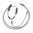 Front Braided Brake Hose Line Assembly For 72   Can-am Maverick X3 Turbo 2017-23