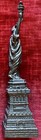 Antique Vintage Souvenir New York Ny Statue Of Liberty White Metal 10    Figurine