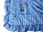 Vintage 80s Beatrix Potter X Quiltex Baby Quilt Comforter Peter Rabbit Easter