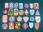 26 Vintage Mixed U s  Army   Military Patch Lot Wwii Etc Korea  Vietnam   Ww2