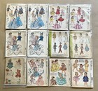 29 Lot  Mccall   s Butterick Simplicity Doll Sewing Patterns 1950s-1980s Uncut 
