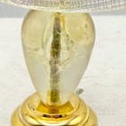 Dollhouse Miniature Table Lamp With Iridescent Shade 1 12 Scale Non Working