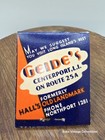 Matchbook Geide s Restaurant Long Island New York Vintage Feature Ad With Popup