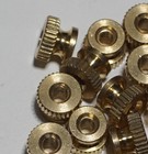 10 Solid Brass Knurled Thumb Nuts 8-32 In Size - Qty 10