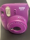 Fuji Instax Mini 8 Fujifilm Instant Film  Camera Plum Tested Works With 9 Film