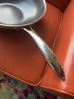 Lightly Used Hexclad Hybrid Cookware Stainless Steel Pan Nonstick 12  Wok No Lid