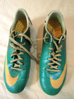 Nike Mercurial Victory Womens Size 8 5 Soccer Shoes Green Cleats Teal 553632-333