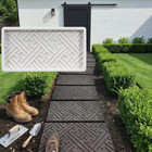 Large Stepping Stone Textured Paver Walkway Mold Plastic Concrete Cement Mould