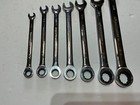 Gearwrench 7 Piece Sae Ratcheting Combination Wrench Set 5 16 -3 4  Grt Shape