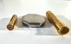 Vintage Vanity Lot Compact Lucky Devil Lipstick Perfume Atomizer Floral