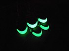  5  Paracord Zipper Pulls - Back Packs  Hiking  Bugout Bags - Black Widow