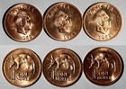 Zambia Kenneth Kaunda 1983 1 Ngwee Gem Bu Km  9a Random Pick  1 Coin   918 