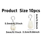 Pson 10pcs Plastic Single Sheave Lifting Rope Pulley  Lightweight Nylon   
