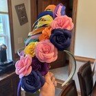 Beautiful Colored Fascinator derby mardigras Headband-made Bylocal Artist In Ky 