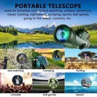 80x100 Hd Zoom Monocular Telescope Day Vision Starscope Camping Travel Gift