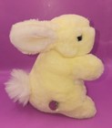 Vintage Eden Toys Yellow Bunny Rabbit Soft Plush Wind Up Musical 7    W tags