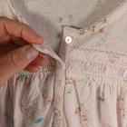 Nwt Vintage Jc Penny Womens Pink Floral Nightgown Size Large Comfortable Soft