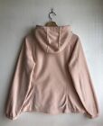 Columbia Light Pink Fleece Hooded Full Zip Sweater Jacket Size Xl