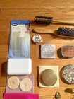 Vintage Vanity Pill Powder Box Soap Carrier Scissor Hair Pin  lot  Nostalgic