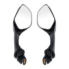 Rear View Mirrors Led Turn Signal Fit For Kawasaki Ninja Zx10r 2016-2023 2018 19