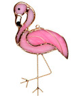 Pink Flamingo Stained Glass Suncatcher Beach Tropical Gift Essentials Ge236 New