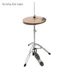 Drum Hi-hat Cymbal Stand Double Braced Chrome High Hat Silver   Black