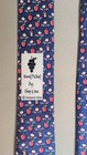 Vineyard Vines Silk Necktie Youth Boys Blue W  Red Apples 3 25  X 49 5 