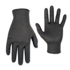 Black Nitrile Disposable Gloves Industrial 6mil Latex   Powder Free