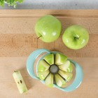 Martha Stewart Erwin Apple Corer Slicer W cover - Martha Blue