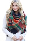Shawl Tartan Women s Plaid Scarf Winter Oversized Scarves Wrap Blanket Scarf    