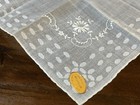 Antique Elegant White Lace Linen Handkerchief Wedding Heirloom     