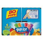 Pop-ice Assorted Fruit Freezer Ice Pops  Gluten-free Frozen Snack  1 5 Oz  80 Ct