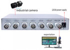 4ch Color Quad System Video Splitter Cctv Dvr Camera Processor Remote Control