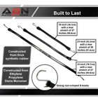 Abn   Edpm Assorted Bungee Cords With Hooks 9pk     Heavy Duty Bungee Cords Set