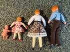 Vintage 1950 s Caco Carl Horn Kg Miniature Dollhouse Family Doll Set Germany