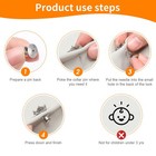 20pcs Locking Pin Back metal Pin Keepers And Clasp pin Backing For Brooch enamel