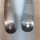 Niels Or Brynildsen Antique Scrap Silver Serving Spoons Sterling - 60 Grams