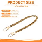 Leather Purse Handle Strap  12  Purse Strap Diy Replacement  Brown