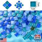 Bigotters Glass Mosaic Tiles 2 2lb  4 Shapes Stained Glass Pieces For Diy Cra