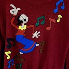 Vintage 1980 American Character Oilve Oil Popeye Sweater Size Medium