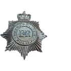 Vintage 1960s Metropolitan London Police Motorcycle Helmet Badge Uk Obsolete 