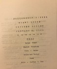 1964-1966miami Lodge Cricket Holler Oa Fellowship Dinner Bsa Paperwork   4 Total